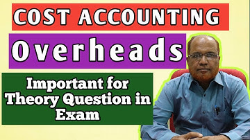 Cost Accounting I Overheads I Important for Theory Question in Exam I Khans Commerce Tutorial I