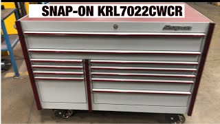 Arctic Silver & Red SNAP-ON TOOLBOX | Full Walkthrough
