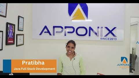 Testimonial by Pratibha on Java Full Stack Development at Apponix Technologies