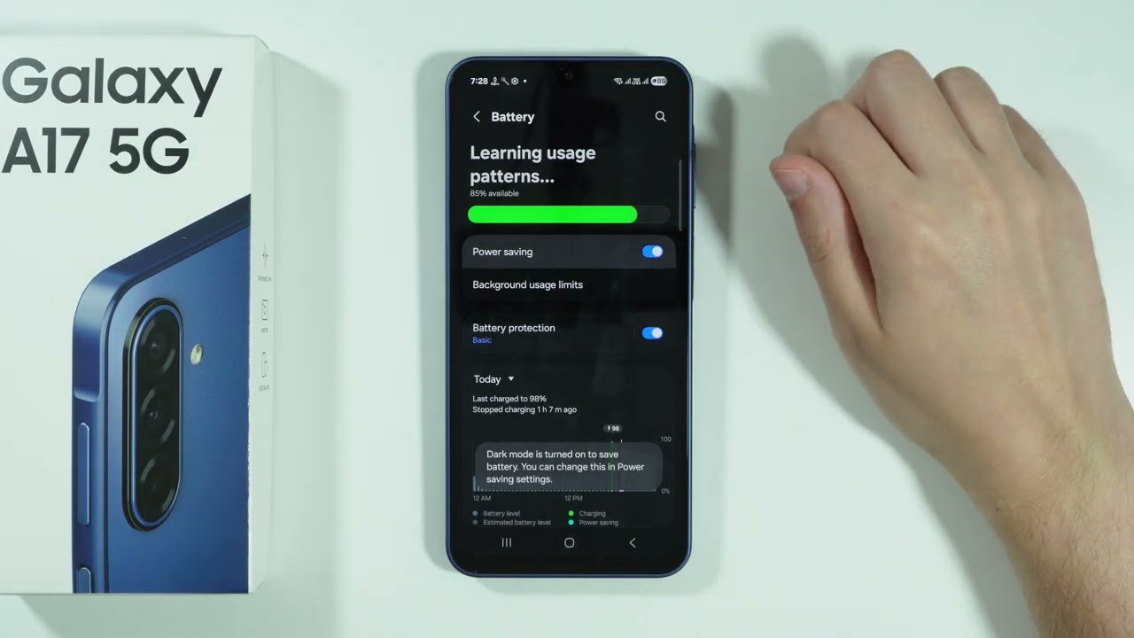 Samsung Galaxy A17: How to Turn ON/OFF Battery Saver (Power Saving Mode)