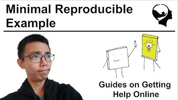 Minimal Reproducible Example | How to get help online?