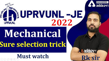 UPRVUNL -JE 2022 / How to crack in first attempt / Mechanical students  ab nahi to kabhi