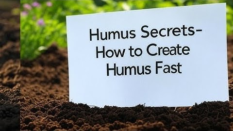 Humus Secret -  The Ultimate Guide to Creating & Using Humus for Explosive Plant Growth