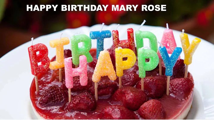 MaryRose   Cakes Pasteles - Happy Birthday
