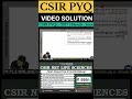 CSIR PYQs June 2017 | How to Separate Red & White Blood Cells? ๐ฉธ | Video Solution