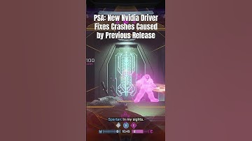 PSA: New Nvidia Driver 556.12 Fixes Halo Infinite Startup Crash Issue