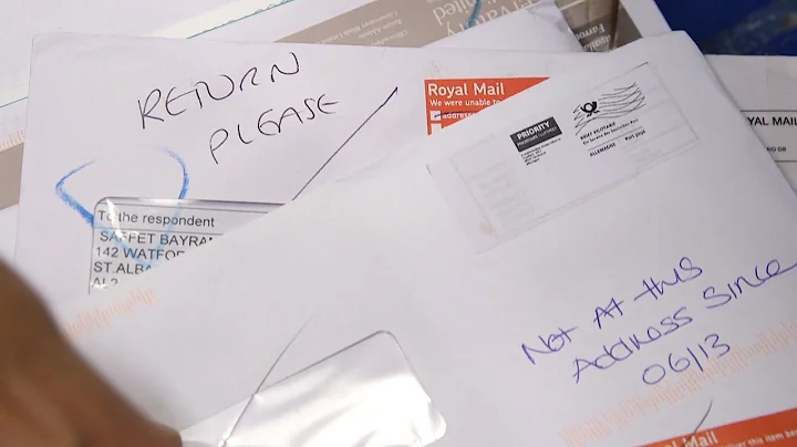 How a letter is sorted at Royal Mail's Mount Pleasant sorting office