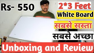 White Board Unboxing 2021 || White board unboxing In Hindi ||  2*3 White Board | By Technical Rajesh