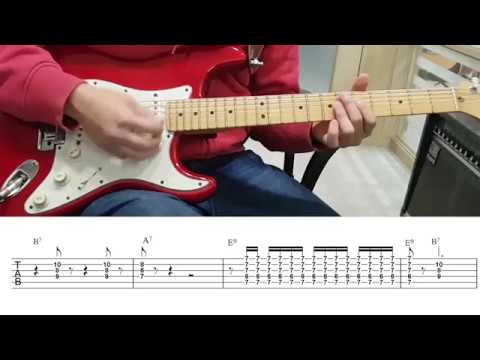 Papa&#39;s Got A Brand New Bag Guitar chord (Slow with TAB) - YouTube
