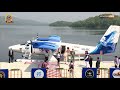 PM Narendra Modi inaugurated Water Aerodrome & Thematic Display on Seaplane Operations
