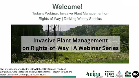 Invasive Plant Management on Rights-of-Way: Tackling Woody Species - May 2, 2024