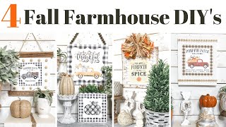 4 Easy Fall Farmhouse Dollar Tree DIY's
