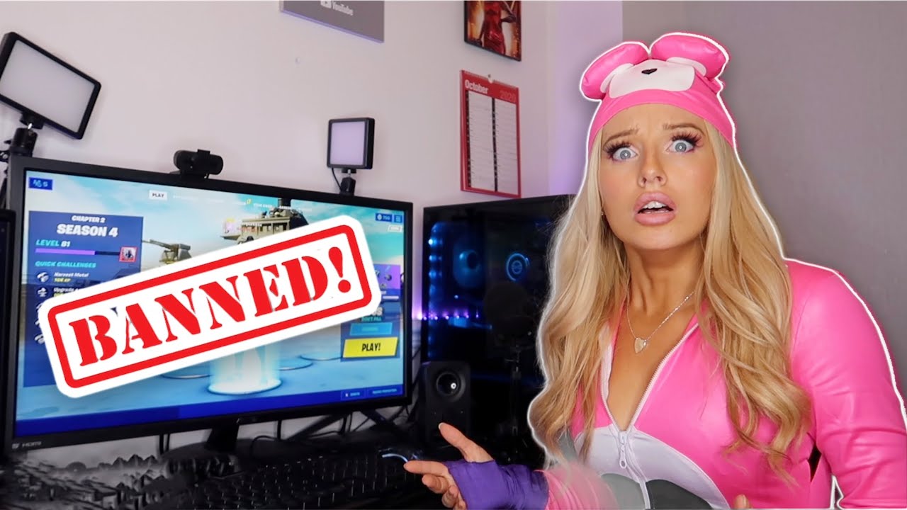 CHARLOTTE PARKES got BANNED From Fortnite... *PRANK* YouTube