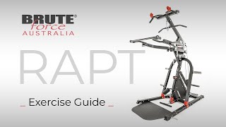 RAPT Leverage Gym Exercise Guide - 50 Exercises by BRUTEforce®