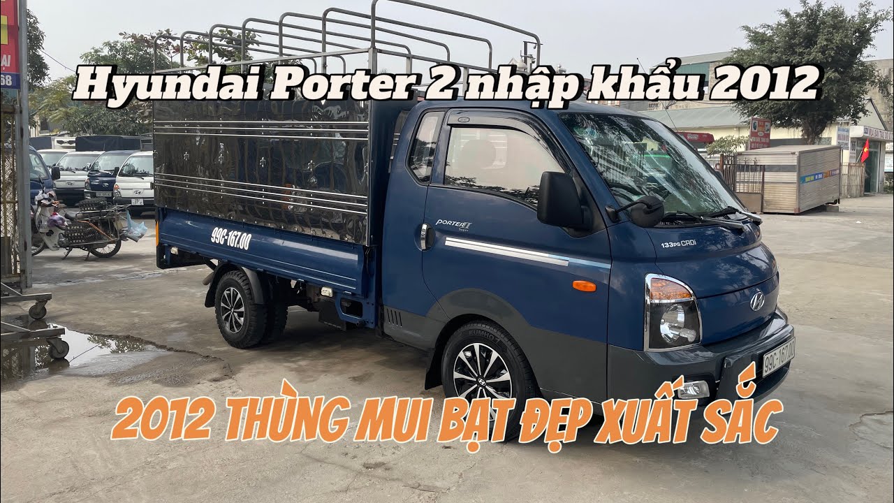 Xe Hyundai Porter 2 nhập khẩu đời 2012 mui bạt - 0777333388