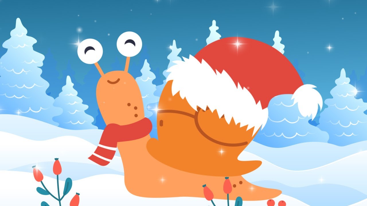 Snowdream Lullaby | Magical Little Snail ❄️🐌✨🌙 | Singing Penguin