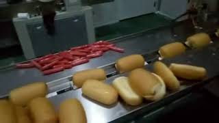 ZP 420 big bread packing machine; hamburger flow packing machine