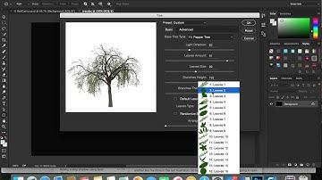38-Adobe PhotoShop CC|Filter Render - tree