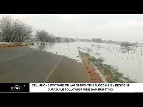 Cellphone Footage | Flooding In Free State Mining Town Of Jagersfontein By Oupa Kale