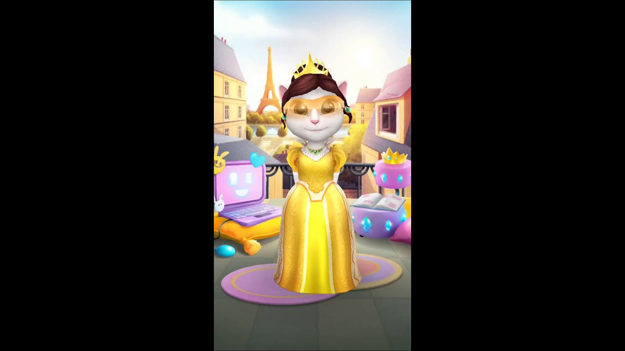 [My Talking Angela] I'm the Queen of Paris!! YouTube