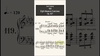 C.Czerny: Exercise Op. 821 No. 119#shorts #piano #educational #classical #musique