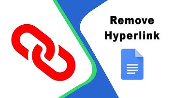 How to remove hyperlink in google docs app