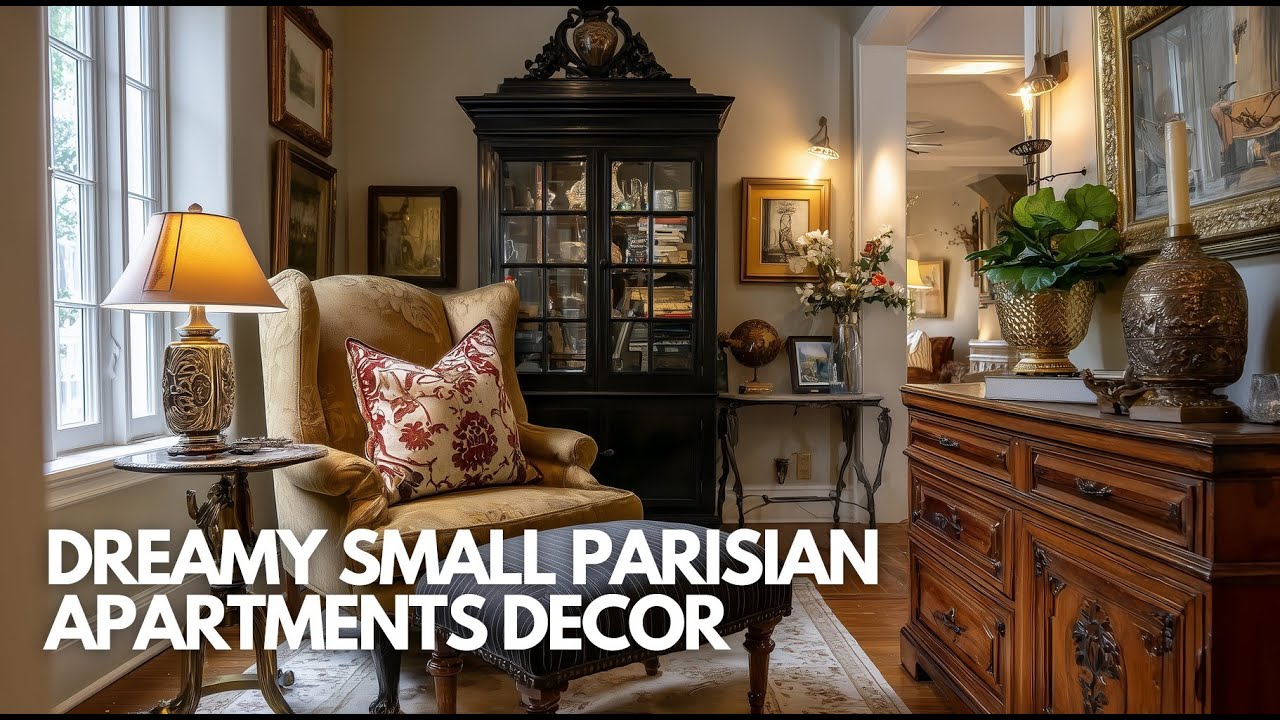 Dreamy Small Parisian Apartments With a Touch of Vintage Elegance