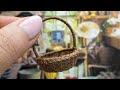 DIY Miniature Basket Tutorial | How to make Easter Basket | Making miniature basket with thread