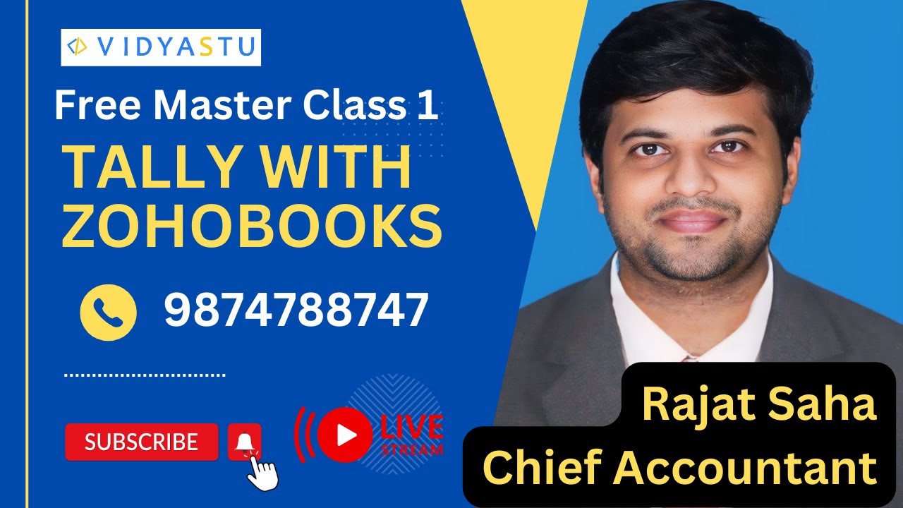 FREE CLASS | MASTER CLASS 1 | TALLY | ZOHOBOOKS | PLACEMENT | - YouTube