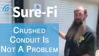 Crushed Conduit is Not a Problem