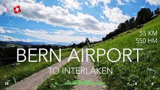 E-Bike tour from Bern Airport ✈️ to Interlaken 🇨🇭🚲 Canyon Grail:ON CF 8 🌤️