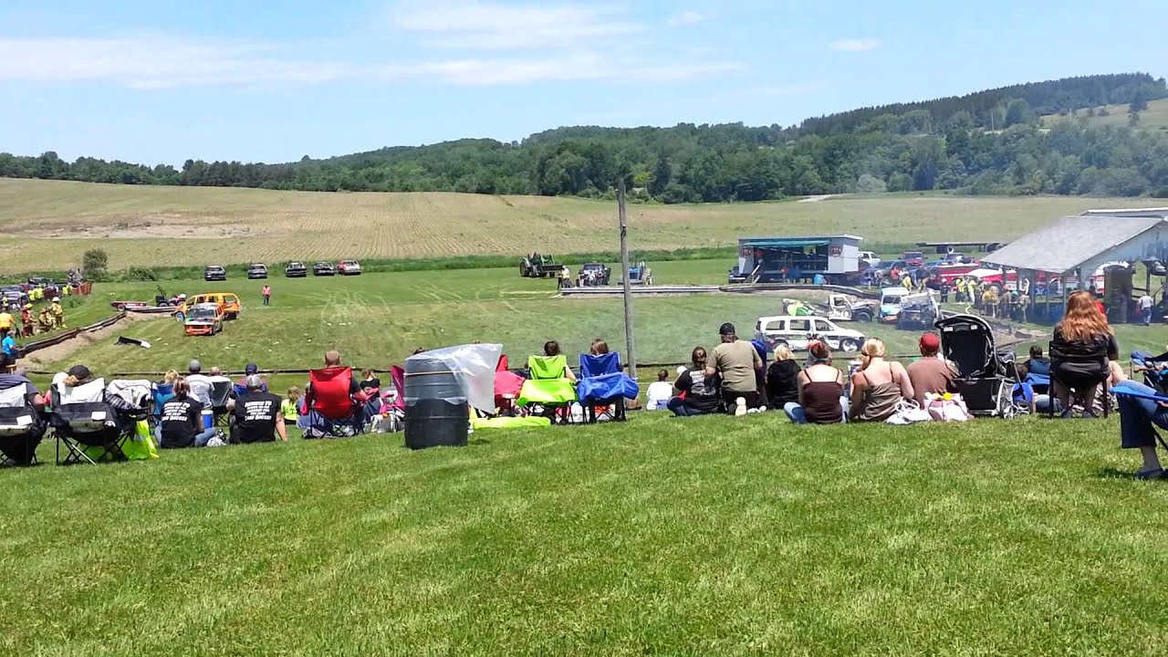 Rushford demolition derby 2013 YouTube