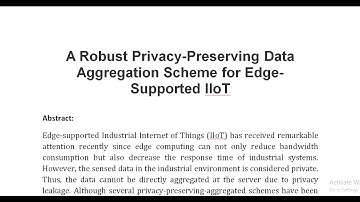 A Robust Privacy Preserving Data Aggregation Scheme for Edge Supported IIoT
