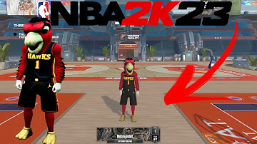 NBA 2K23 LEVEL 40 HAWKS MASCOT WITH 2KDASH GLITCH WITH SAVE WIZARD FILES MASCOT ANY LEVEL