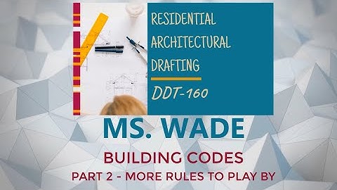 Building Codes Part 2 More Rules to Play By with Captions