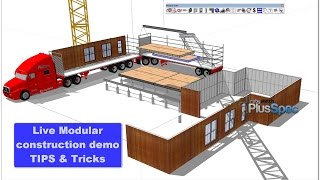 Modular construction with BIM Live tutorial.