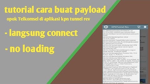 update cara membuat payload opok Telkomsel