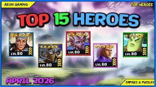 ⭐ Best Heroes List in April 2026 - Empires & Puzzles |TOP HEROES| screenshot 3