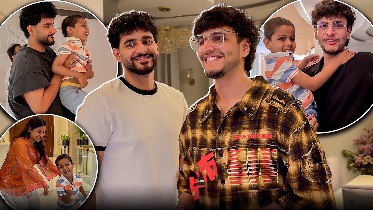 Nischay Ruchika & Abhishek bache ke sath bacha hi ban gaye 