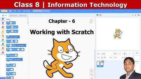 Class 8 | Chapter 6 | Working with Scratch | Information Technology | Vidya Bharti |