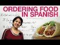 Ordering in a Spanish Restaurant