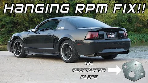 Mustang GT Hanging RPM FIX! : IAC Restrictor Plate