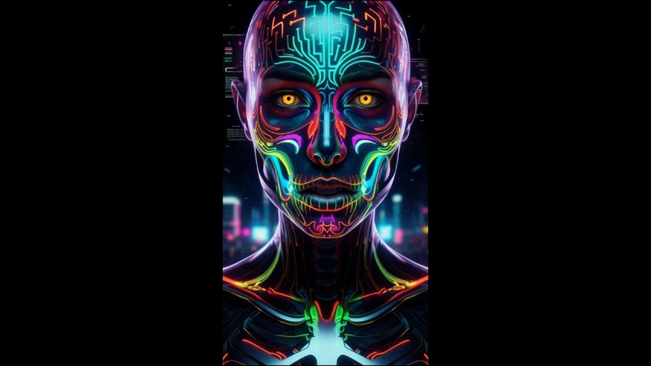 Faces of Colors Hightech. Music: Kodarko