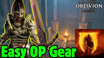 How to Get BEST EARLY-GAME ARMOR & WEAPON in Oblivion Remastered