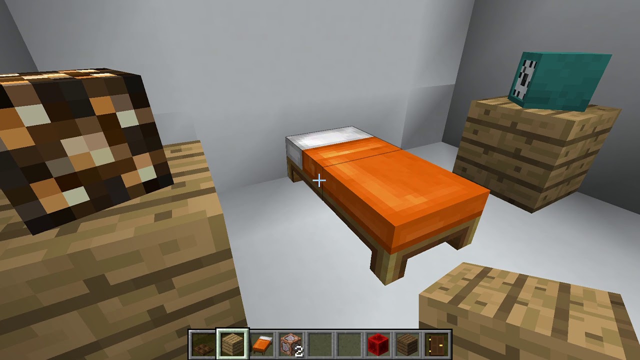 How to make a bed room in minecraft! YouTube
