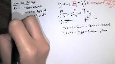 90. General Change of Variables and the Jacobian - Part 1
