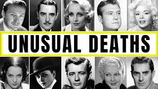 13 SHOCKING DEATHS Bizarre & Tragic Ways Hollywood Legends Died In The Golden Era
