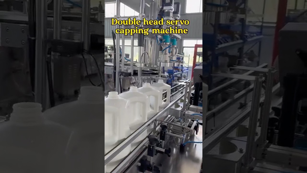 Double-Head Servo Capping Machine