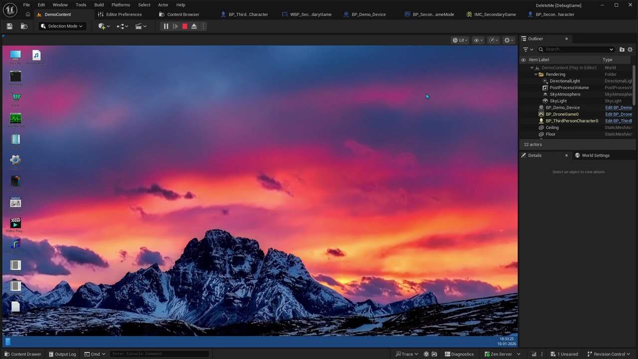Viewport Worlds v2.0 Update [Experimental] - Operating System Simulator UE5 Plugin