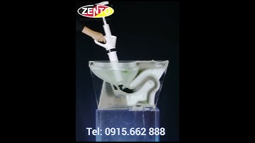 Dụng cụ thông tắc cống, bồn cầu bằng khí nén Pro54 PVC  #thôngtắc #Zento